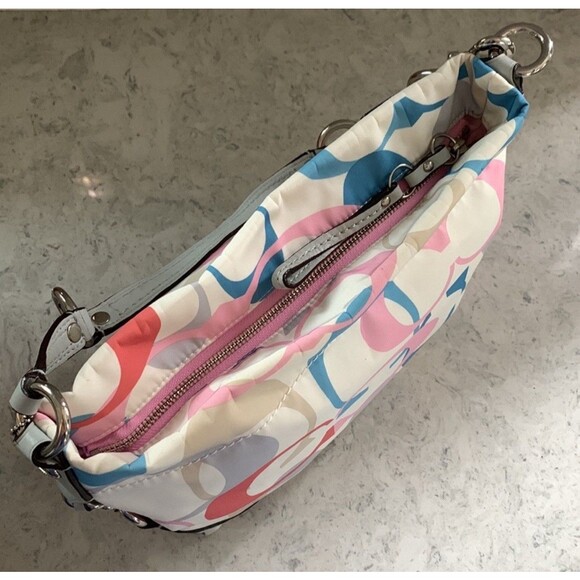 Coach Carly Signature Optic Shoulder Bag - Picture 11 of 16